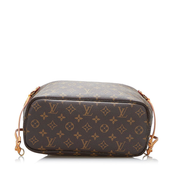 ルイ ヴィトン モノグラム ネヴァーフルPM トートバッグ M41245 ブラウン PVC レザー レディース LOUIS VUITTON 【中古】