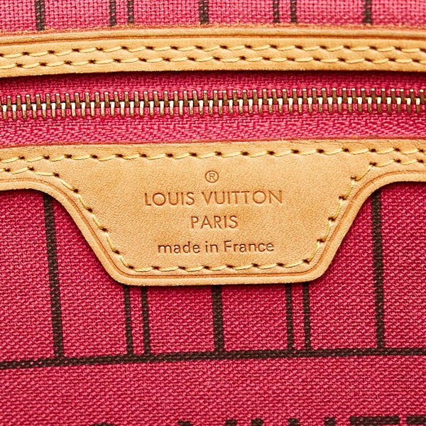 ルイ ヴィトン モノグラム ネヴァーフルPM トートバッグ M41245 ブラウン PVC レザー レディース LOUIS VUITTON 【中古】