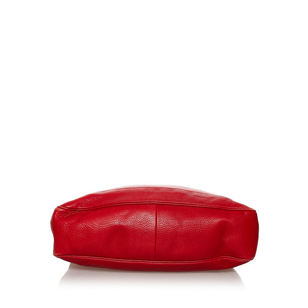 グッチ バンブー ダイアナ 282315 レッド レザー ハンドバッグ ショルダーバッグ 2WAY レディース GUCCI 【中古】