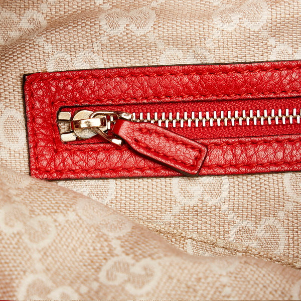 グッチ バンブー ダイアナ 282315 レッド レザー ハンドバッグ ショルダーバッグ 2WAY レディース GUCCI 【中古】