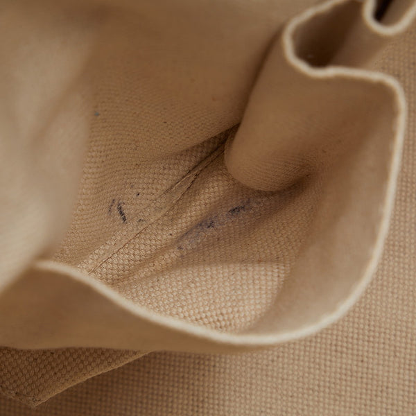 グッチ ディアマンテ スーキー ハンドバッグ 247902 ベージュ ブラウン キャンバス レザー レディース GUCCI 【中古】