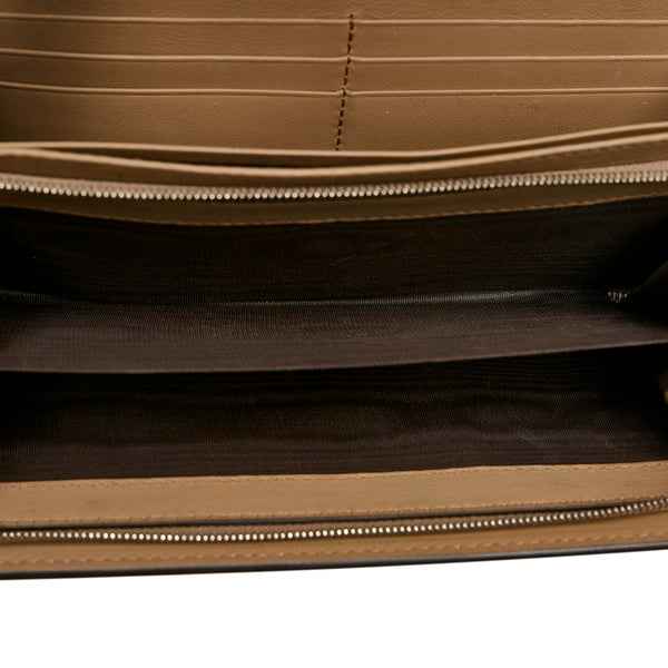 グッチ GGスプリーム ディオニュソス チェーンウォレット 404141 ベージュ PVC レザー レディース GUCCI 【中古】