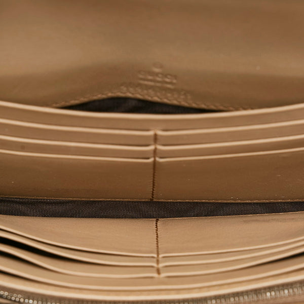 グッチ GGスプリーム ディオニュソス チェーンウォレット 404141 ベージュ PVC レザー レディース GUCCI 【中古】