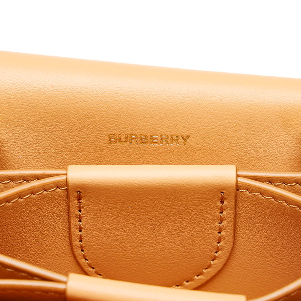 バーバリー TB リカルドティッシ チェーン ショルダーコインケース カードケース 小銭入れ ベージュ レザー レディース BURBERRY 【中古】