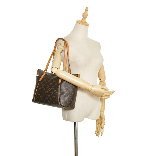 ルイ ヴィトン モノグラム トータリーPM ショルダーバッグ M56688 ブラウン PVC レザー レディース LOUIS VUITTON 【中古】