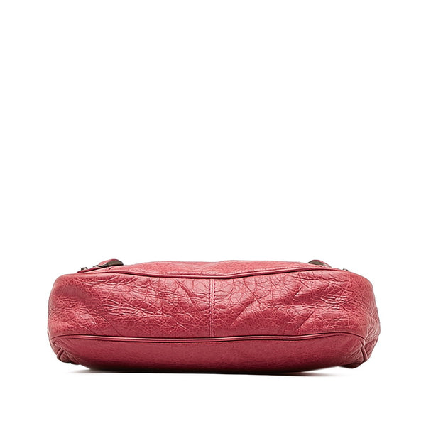 バレンシアガ シティ 斜め掛け ショルダーバッグ 242803 ピンク レザー レディース BALENCIAGA 【中古】