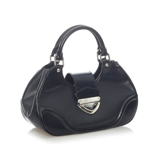 ルイ ヴィトン エピ  モンテーニュ ハンドバッグ M59302 ノワール レザー レディース LOUIS VUITTON 【中古】