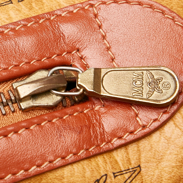 エム シー エム ヴィセトス ミニハンドバッグ ブラウン レザー レディース MCM 【中古】