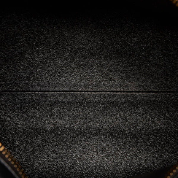 サンローラン ベイビーカバス ブラック レザー ハンドバッグ ショルダーバッグ ２WAY レディース SAINT LAURENT 【中古】