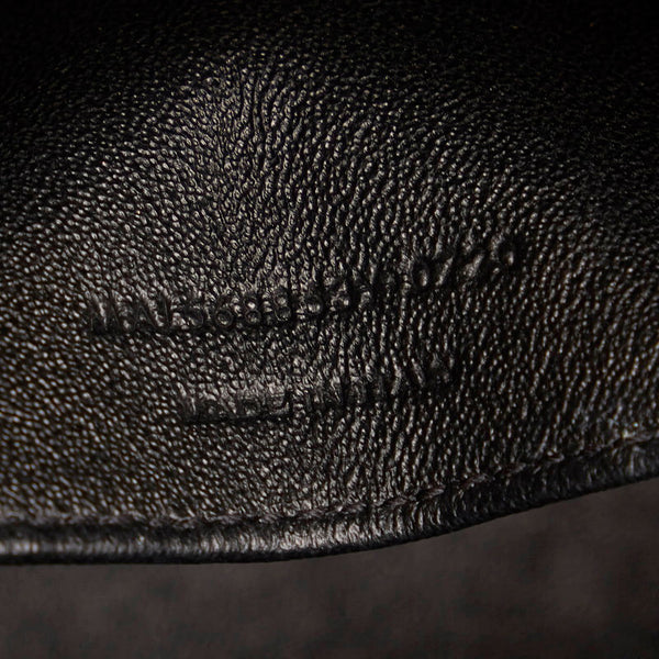 サンローラン ベイビーカバス ブラック レザー ハンドバッグ ショルダーバッグ ２WAY レディース SAINT LAURENT 【中古】