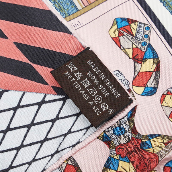 エルメス カレ90 GRAND THEATRE NOUVE グラン テアトル ヌーヴォー スカーフ マルチカラー シルク レディース HERMES 【中古】