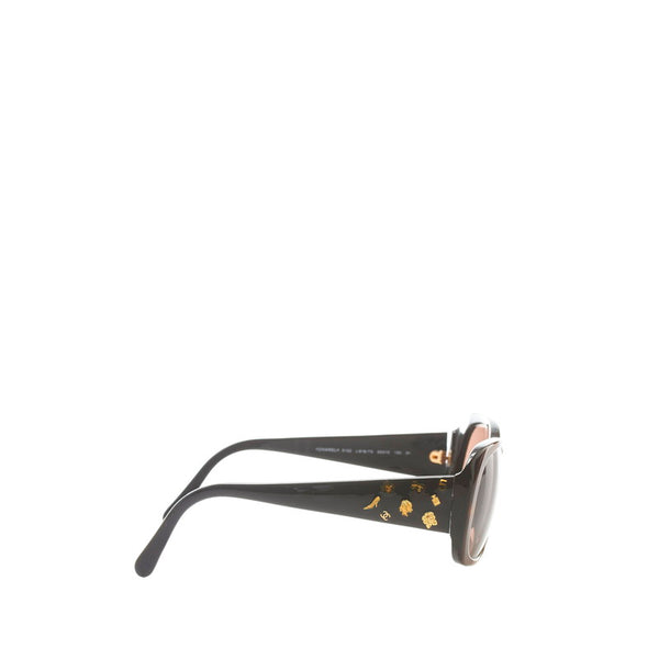 シャネル サングラス 5123 c 818 73 ブラック ブラウン プラスチック レディース CHANEL 【中古】