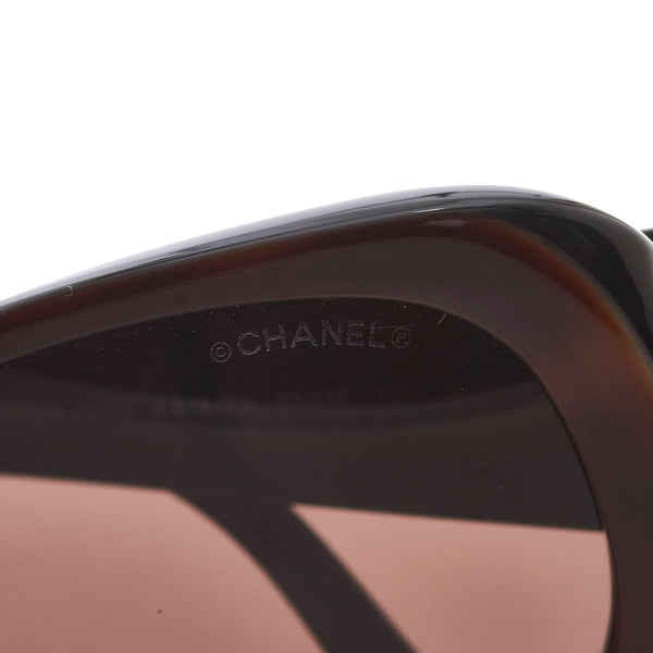 シャネル サングラス 5123 c 818 73 ブラック ブラウン プラスチック レディース CHANEL 【中古】