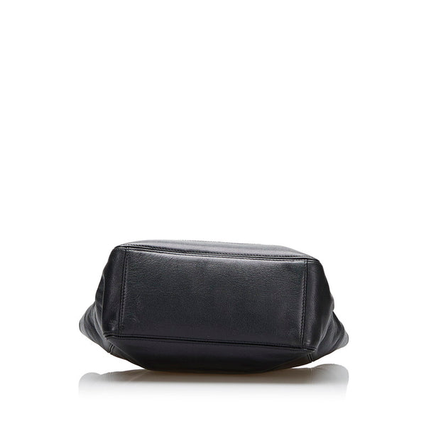 シャネル ココマーク トートバッグ ショルダーバッグ ブラック キャビアスキン レディース CHANEL 【中古】