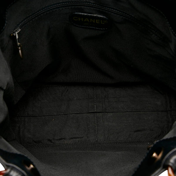 シャネル ココマーク トートバッグ ショルダーバッグ ブラック キャビアスキン レディース CHANEL 【中古】