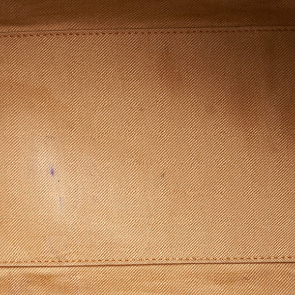 エム シー エム ヴィセトス ハンドバッグ ブラウン レザー レディース MCM 【中古】