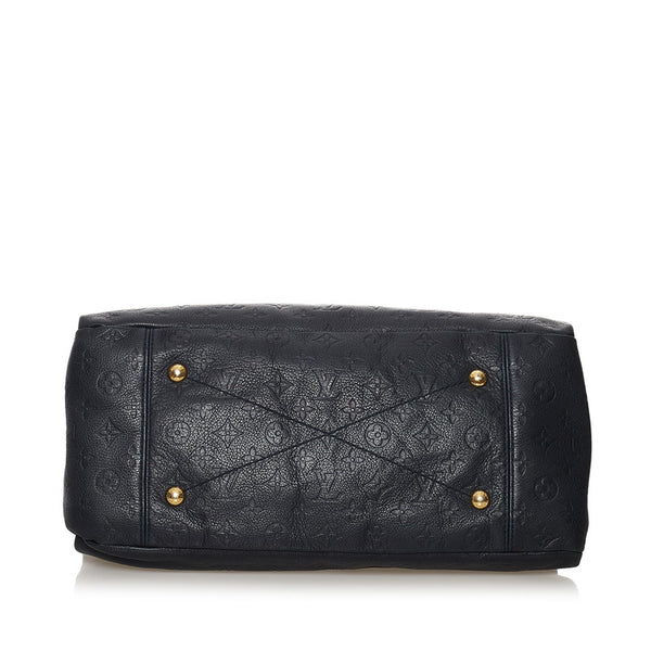 ルイ ヴィトン モノグラム アンプラント アーツィ―MM ワンショルダーバッグ M93448 アンフィニ ネイビー レザー レディース LOUIS VUITTON 【中古】