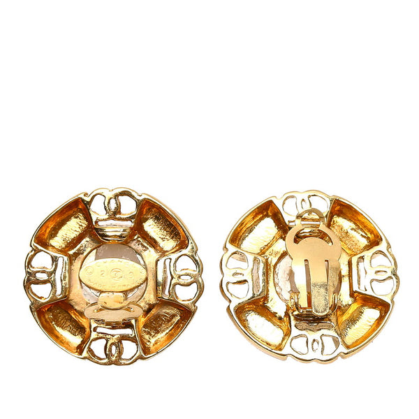 シャネル パール イヤリング ゴールド メッキ レディース CHANEL 【中古】