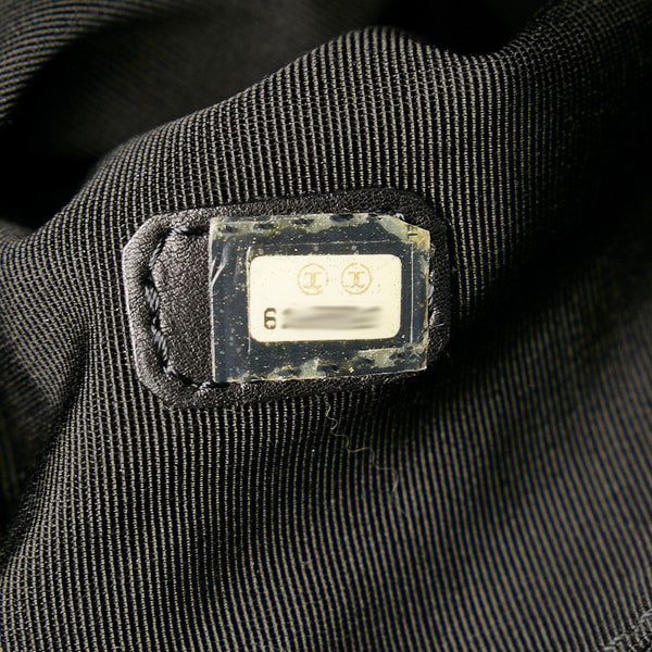 シャネル ココマーク ショルダーバッグ ブラック ラムスキン レディース CHANEL 【中古】