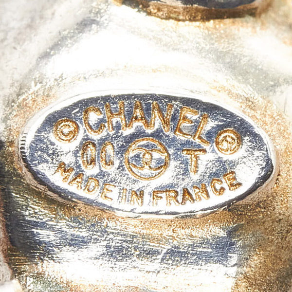 シャネル ココマーク フラワー イヤリング シルバー メタル レディース CHANEL 【中古】