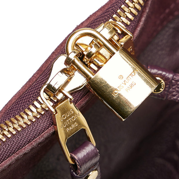 ルイ ヴィトン モノグラム オダシューズ M40583  パープル レザー スウェード ハンドバッグ ショルダーバッグ 2WAY レディース LOUIS VUITTON 【中古】