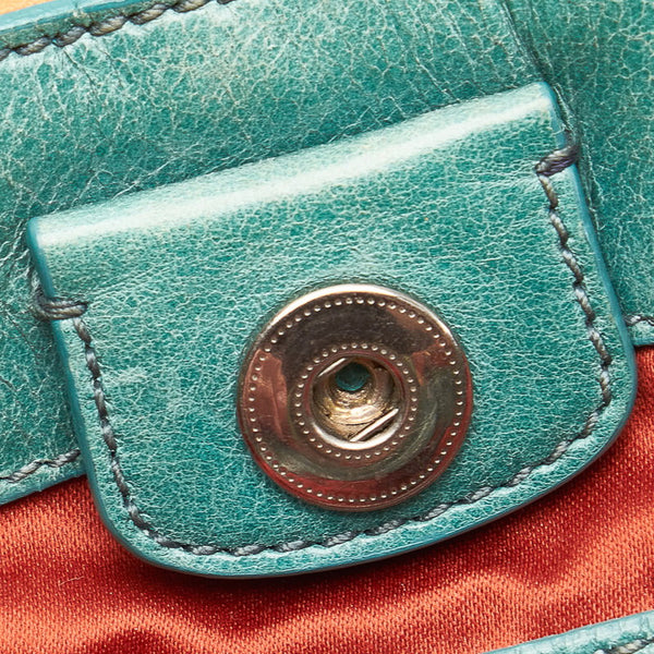 ミュウミュウ ビジュー イントレチャート ハンドバッグ マルチ レザー レディース MIUMIU 【中古】