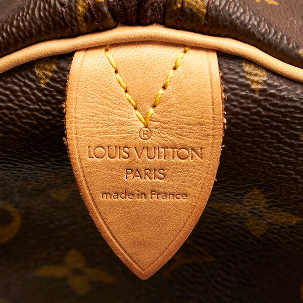 ルイ ヴィトン モノグラム キーポル55 ボストンバッグ M41424 ブラウン PVC レザー レディース LOUIS VUITTON 【中古】