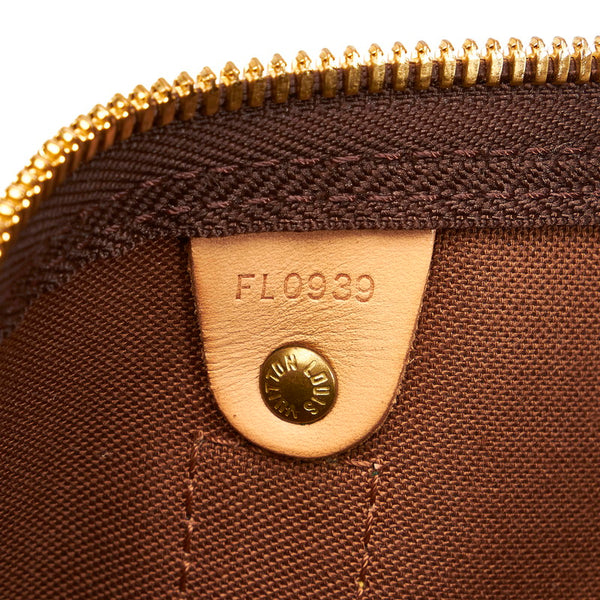 ルイ ヴィトン モノグラム キーポル55 ボストンバッグ M41424 ブラウン PVC レザー レディース LOUIS VUITTON 【中古】