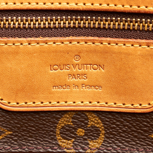 ルイ ヴィトン モノグラム サックショッピング トートバッグ ショルダーバッグ M51108 ブラウン PVC レザー レディース LOUIS VUITTON 【中古】