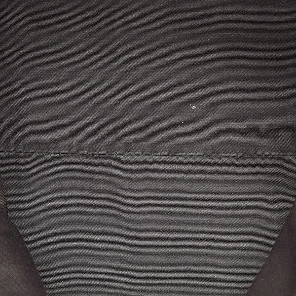 グッチ GGキャンバス シェリーライン ハンドバッグ トートバッグ 131228 ブラック キャンバス レザー レディース GUCCI 【中古】