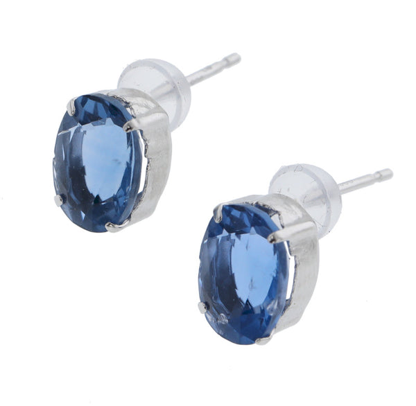 Pt900 プラチナ フローライト1.40ct×2 ピアス レディース 中古
