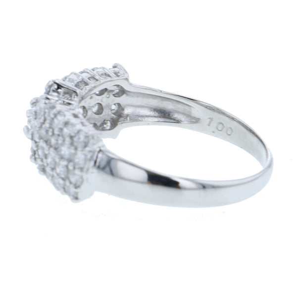 Pt900プラチナ ダイヤ1.00ct リング 指輪  15号 中古