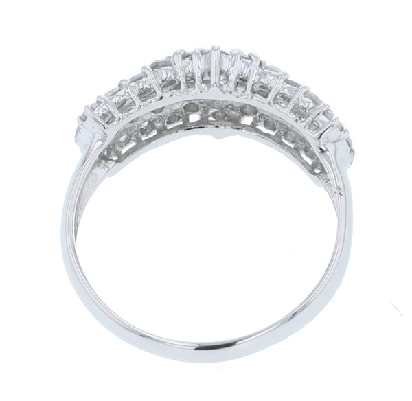 Pt900プラチナ ダイヤ1.00ct リング 指輪  15号 中古