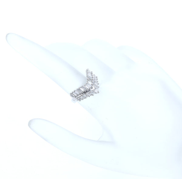 Pt900 プラチナ ダイヤ1.00ct リング 指輪 レディース 8.5号 中古