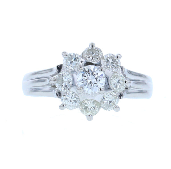 Pt900プラチナ ダイヤ1.00ct リング 指輪  11号 中古