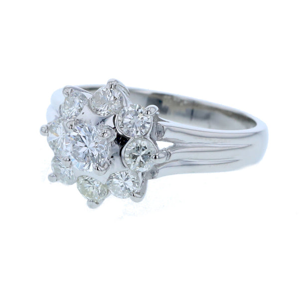 Pt900プラチナ ダイヤ1.00ct リング 指輪  11号 中古