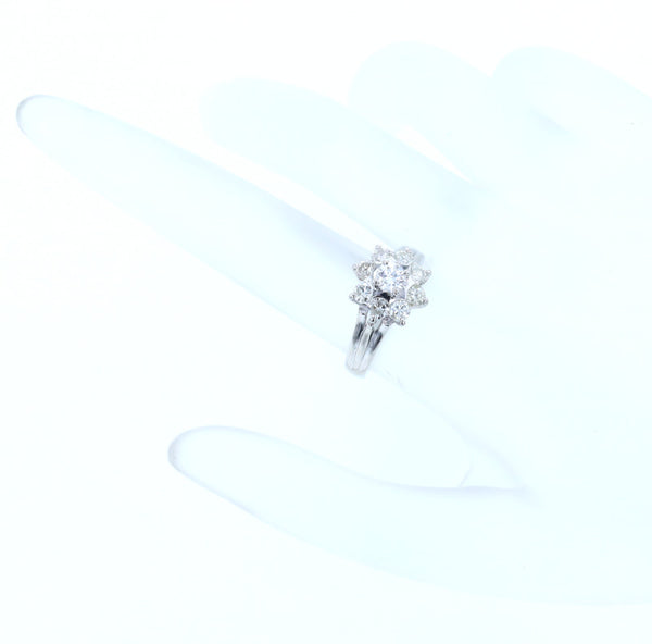 Pt900プラチナ ダイヤ1.00ct リング 指輪  11号 中古
