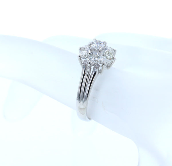 Pt900プラチナ ダイヤ1.00ct リング 指輪  11号 中古