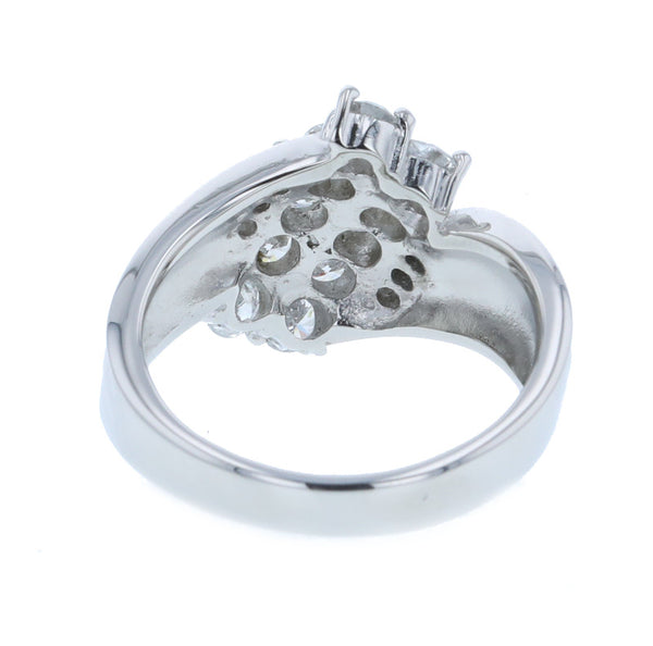 Pt900 プラチナ ダイヤ1.00ct リング 指輪 レディース 12号 中古