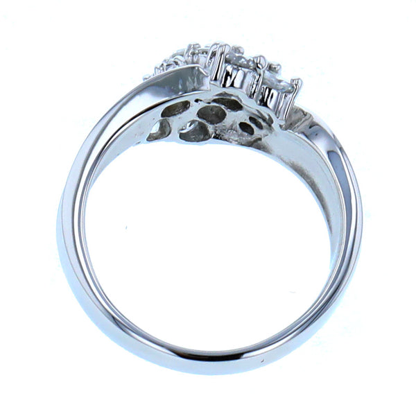 Pt900 プラチナ ダイヤ1.00ct リング 指輪 レディース 12号 中古