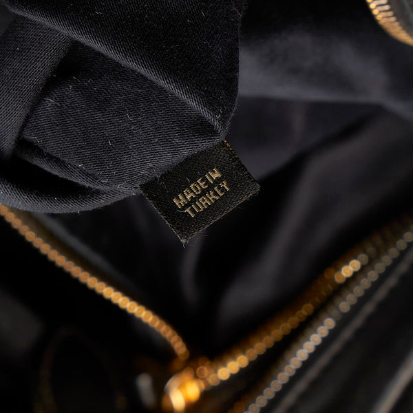 ミュウミュウ スタッズ ハンドバッグ ショルダーバッグ 2WAY ブラック レザー レディース MIUMIU 【中古】