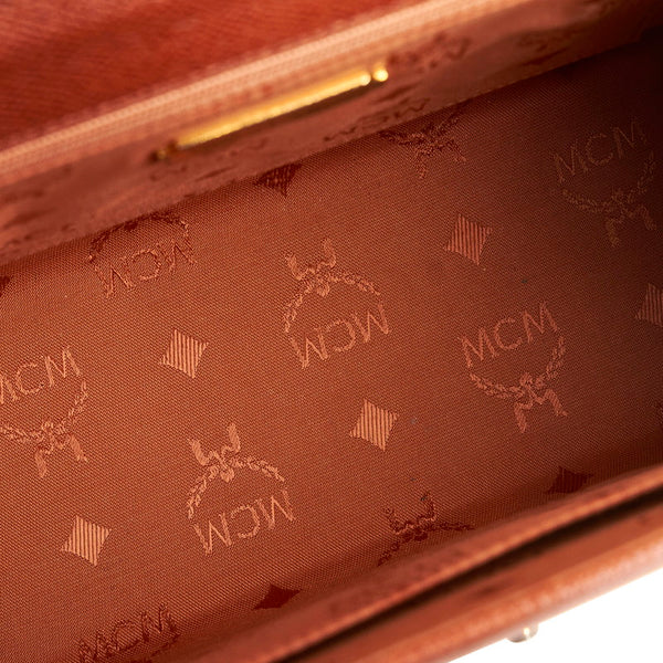 エム シー エム ハンドバッグ ショルダーバッグ 2WAY ブラウン レザー レディース MCM 【中古】