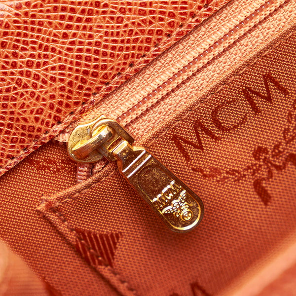 エム シー エム ハンドバッグ ショルダーバッグ 2WAY ブラウン レザー レディース MCM 【中古】