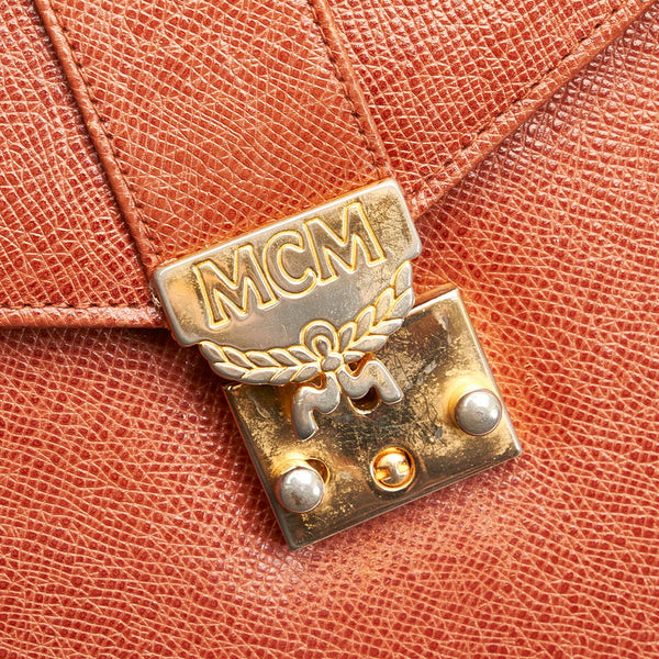 エム シー エム ハンドバッグ ショルダーバッグ 2WAY ブラウン レザー レディース MCM 【中古】