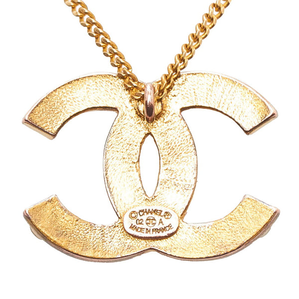 シャネル ココマーク ネックレス ゴールド メッキ レディース CHANEL 【中古】