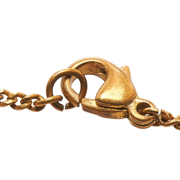 シャネル ココマーク ネックレス ゴールド メッキ レディース CHANEL 【中古】