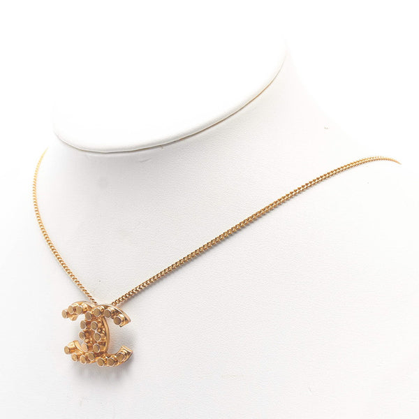 シャネル ココマーク ネックレス ゴールド メッキ レディース CHANEL 【中古】