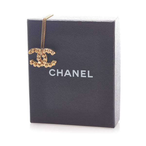 シャネル ココマーク ネックレス ゴールド メッキ レディース CHANEL 【中古】