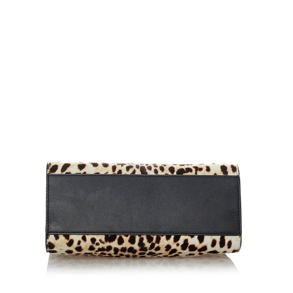 グッチ バンブー ニムフェア 470271  ベージュ ブラウン ハラコ レザー ハンドバッグ ショルダーバッグ 2WAY レディース GUCCI 【中古】