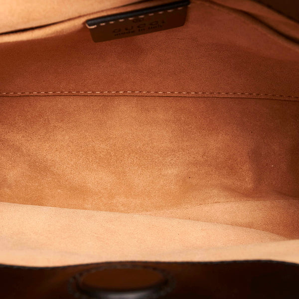 グッチ バンブー ニムフェア 470271  ベージュ ブラウン ハラコ レザー ハンドバッグ ショルダーバッグ 2WAY レディース GUCCI 【中古】